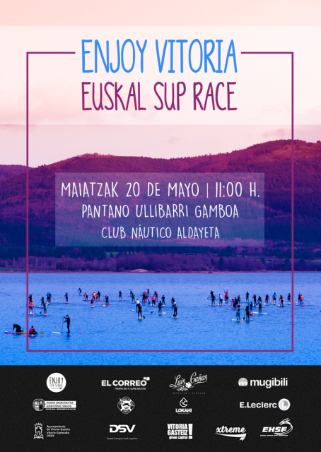 Cartel del 2º Enjoy Vitoria Euskal SUP Race