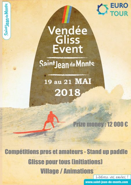 Vendée Gliss Event. Euro Tour 2018