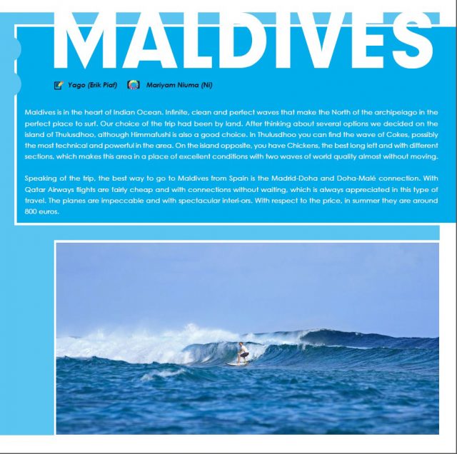 Artñiculo en inglés SUP Surf Maldivas