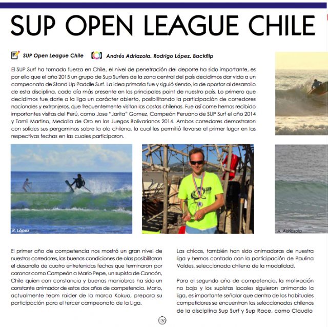 SUP Open League en español