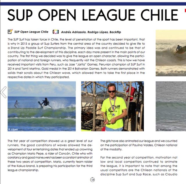 SUP Open League Chile in english