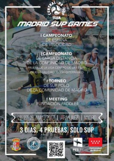 Cartel evento Madrid SUP Games