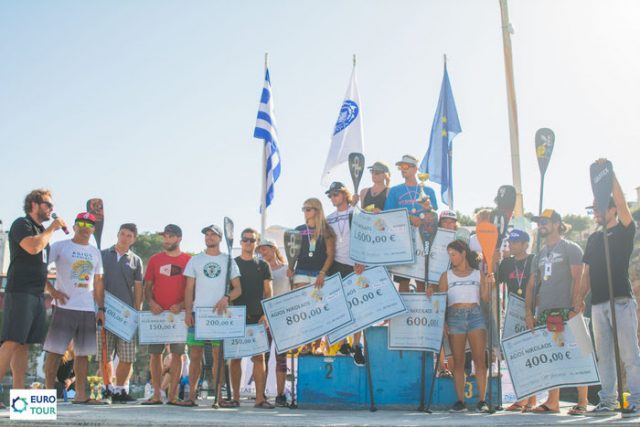 Entrega de premios del Agios Nikolaos On SUP 2017