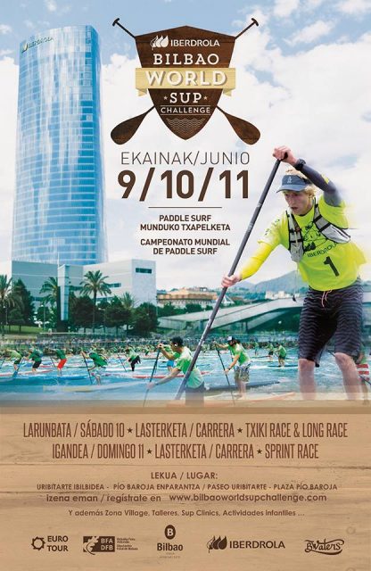 Cartel Iberdrola Bilbao World SUP Challenge 2017