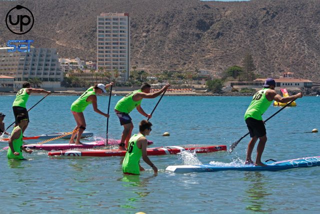 Salida sprints sup race tenerife