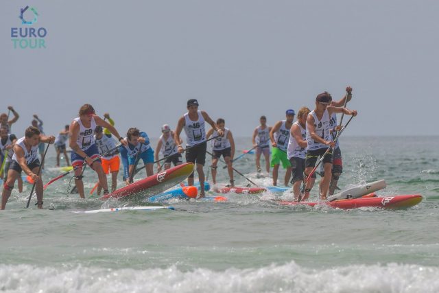 Beach Race. Hossegor Paddle Games