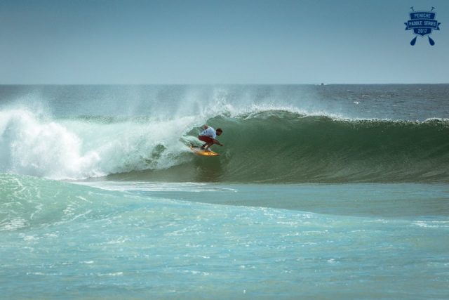 Casper entubando. Euro SUP de Portugal