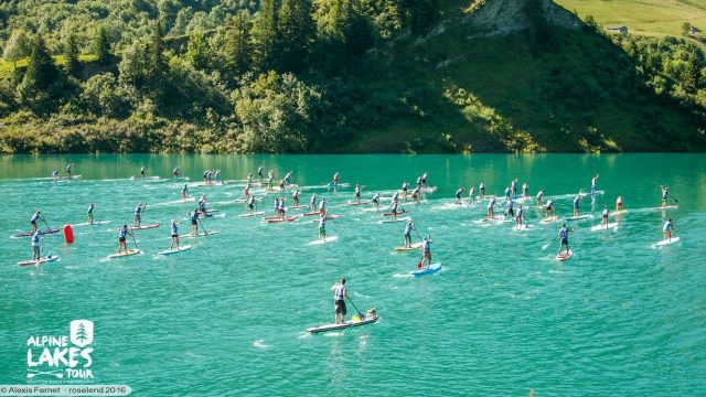 Salida competición. Wild Race Lac de Roselend