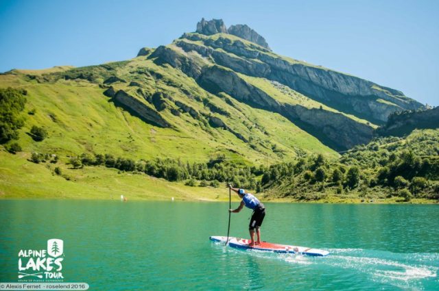 Competidor el pasado año. Wild Race Lac de Roselend