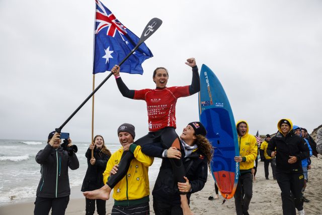 Shakira Westdorp finales de SUP Surfing