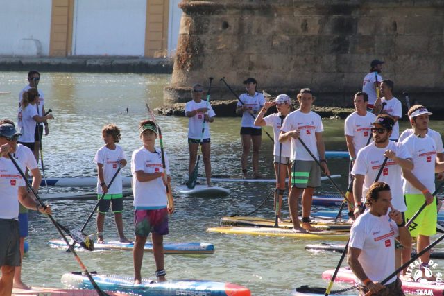 Mucha participación en el Sevilla SUP Festival