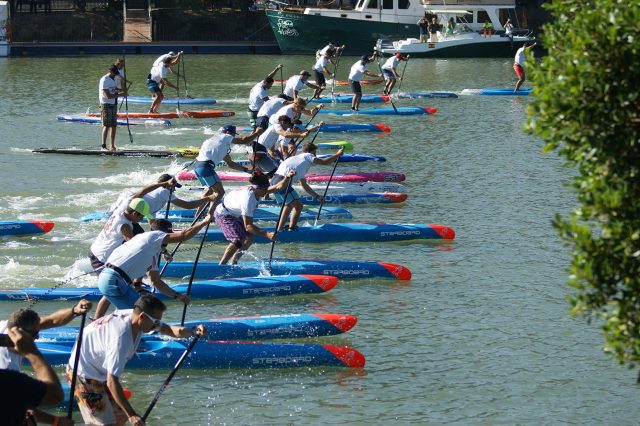 Salida larga distancia Sevilla SUP Festival