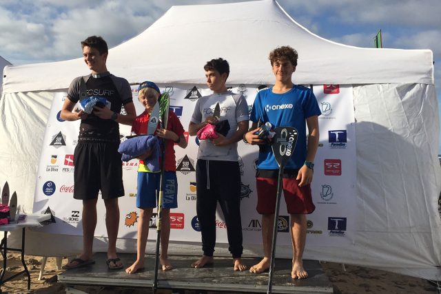 Podium kids. Onexe Fuerteventura SUP Challenge