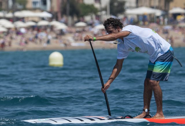 Vinnicius Martins, foto Albert Labroda. ISA World SUP&Paddleboard Championship 2018