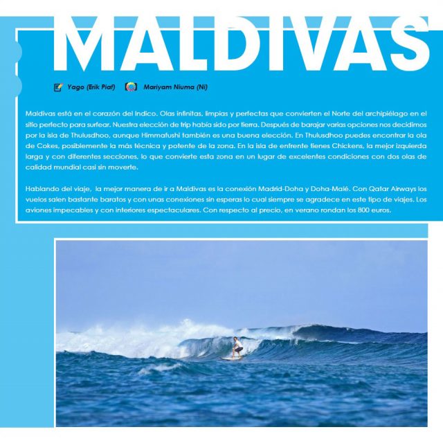 Artículo SUP Surf Maldivas