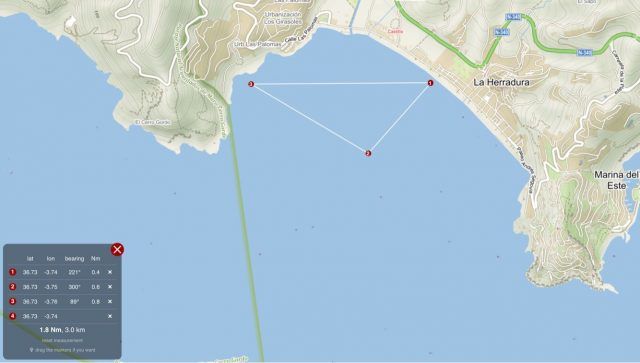 Mapa All Round La Herradura SUP FEST