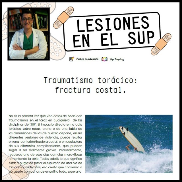 Lesiones en el SUP: Traumatismo torácico, fractura costal portada