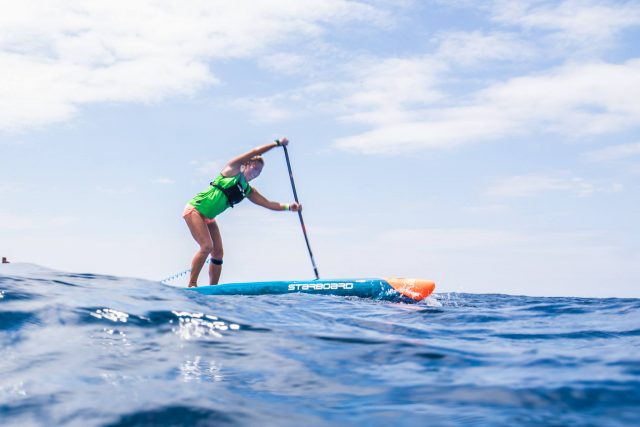 Yuka Sato dándolo todo en el 12 Towers Ocean Race @georgiasphoto