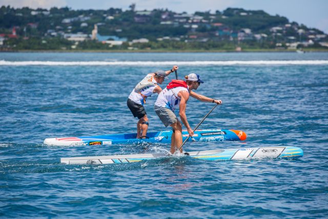 Michael y Lincoln. Air France Paddle Festival