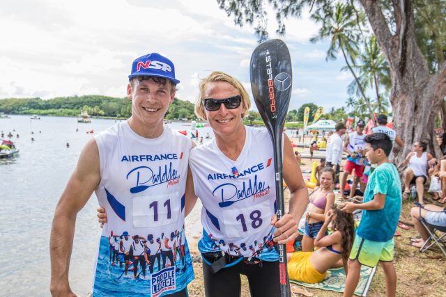 Soni y Marcus los grandes ganadores del Air France Paddle Festival