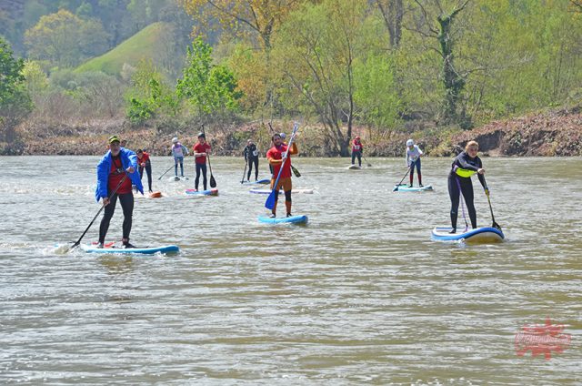 Gran ambiente amateur. SPS Sella SUP River 2018