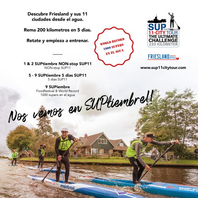 Info en español página 1. 10º Aniversario del SUP 11City Tour