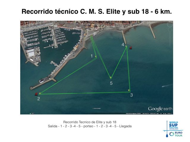 Recorrido técnico World SUP Festival Costa Blanca