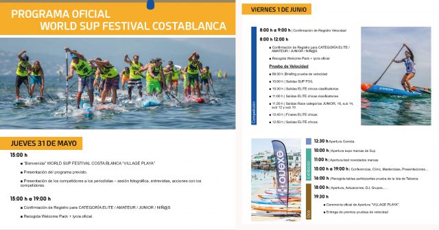 Programa 1 World SUP Festival Costa Blanca