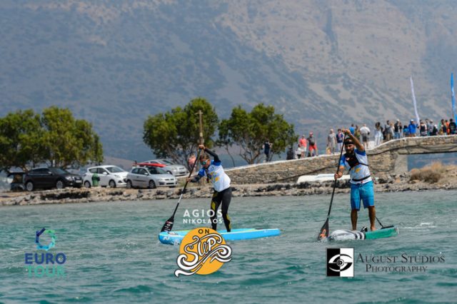 Mucha acción en el Agios Nikolaos on SUP