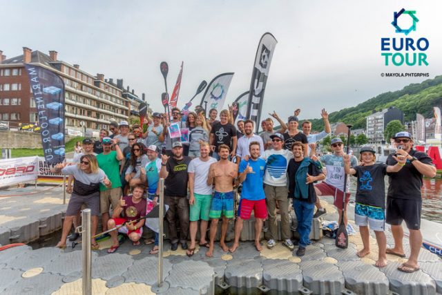 Pódium of Summer Namur SUP Race 