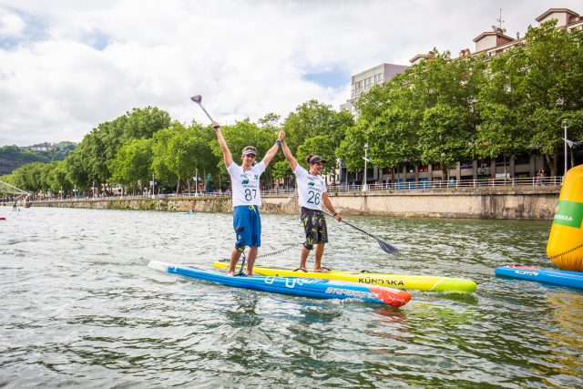 Frejo y Zulaika, míticos en esta competición. Bilbao World SUP Challenge