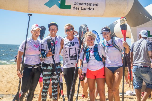 Las primeras chicas del Hossegor Paddle Games 2018