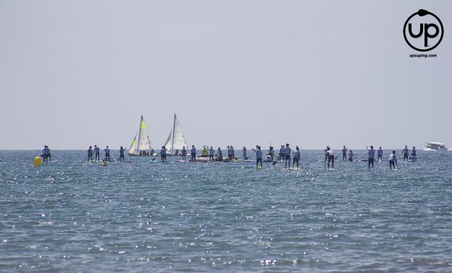 Competidores a por la salida World SUP Costa Blanca