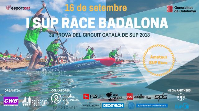 Cartel Badalona. Eventos de SUP Race