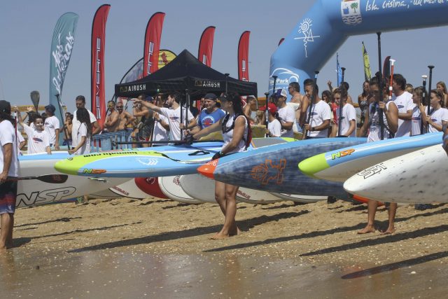 Salida  III Discover Huelva SUP Festival 