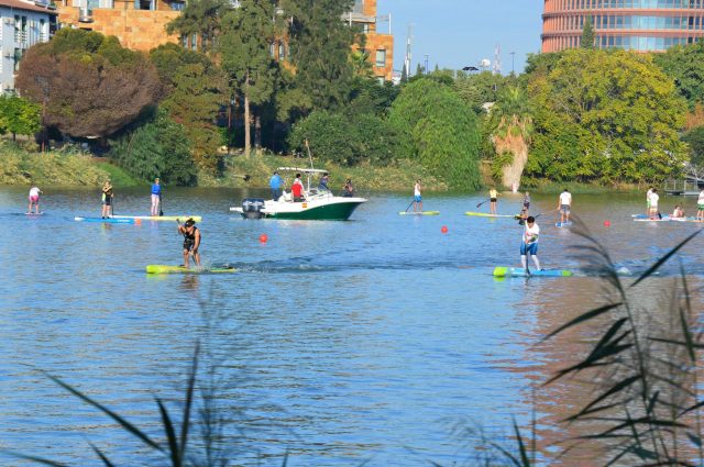 Román y Dani en la 2º edición del Sevilla SUP Festival