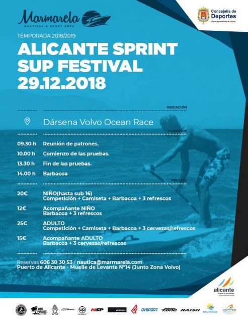 Cartel Alicante Sprint SUP Festival