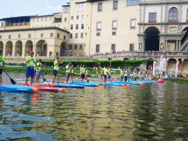 Salida categoría masculina. Florence Paddle Games 2019