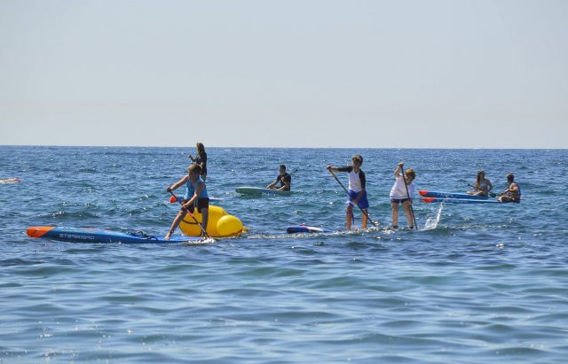 Chicos en las carreras técnicas 1ºer Gran Premio SUP Meridiano Águilas