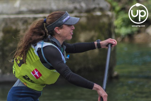 Ana Baizan en el SPS Sella SUP River Race