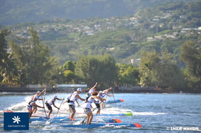 Salida Air Tahiti Nui Royal Paddle Race