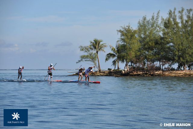 Mucho calor en el Air Tahiti Nui Royal Paddle Race