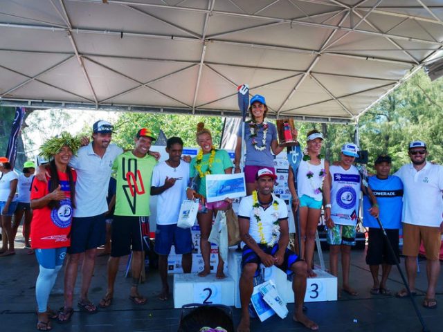 Pódium Air Tahiti Nui Royal Paddle Race