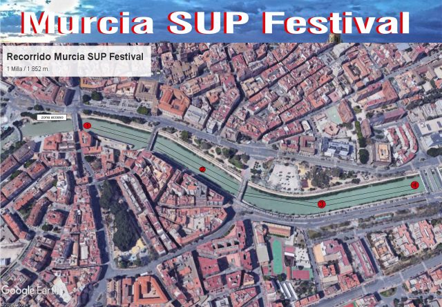 recorrido Murcia SUP Festival 