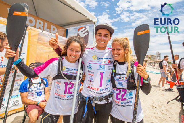 Las chicas del podium. World SUP Festival Costa Blanca 2019