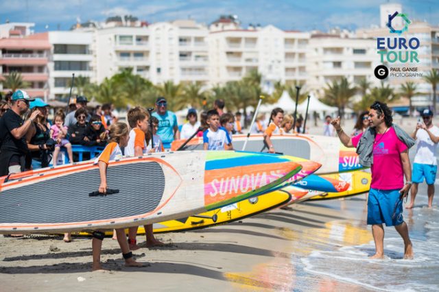 Salida Sunova Kids. World SUP Festival Costa Blanca 2019