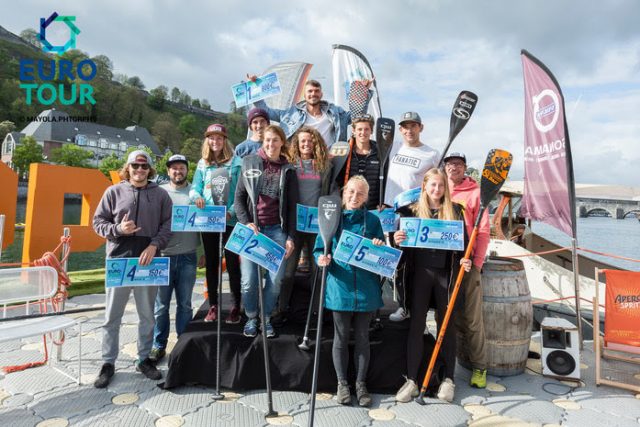 Pódium Namur SUP Race