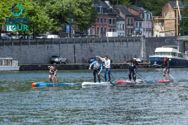 Top of race Namur SUP Race