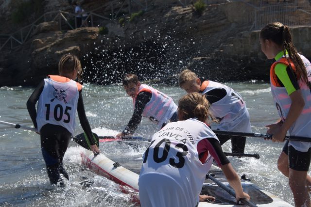 Disfrutando en el agua. SUP Talent 2019