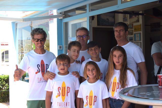 Entrenadores y niños. SUP Talent 2019